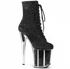 Extreme Stiletto Heel Lace-Up Booties