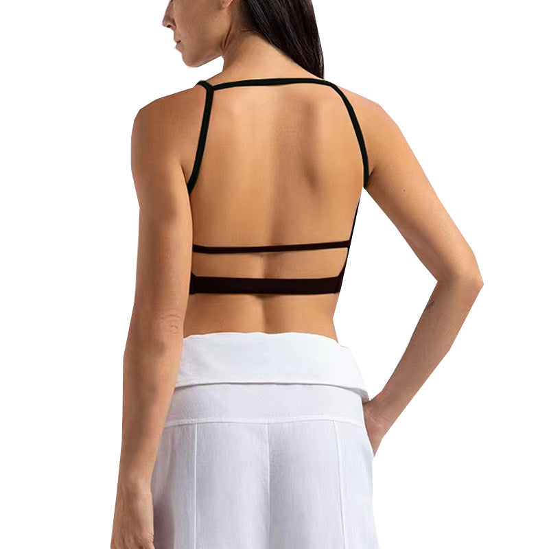 Strappy Open Back Bra